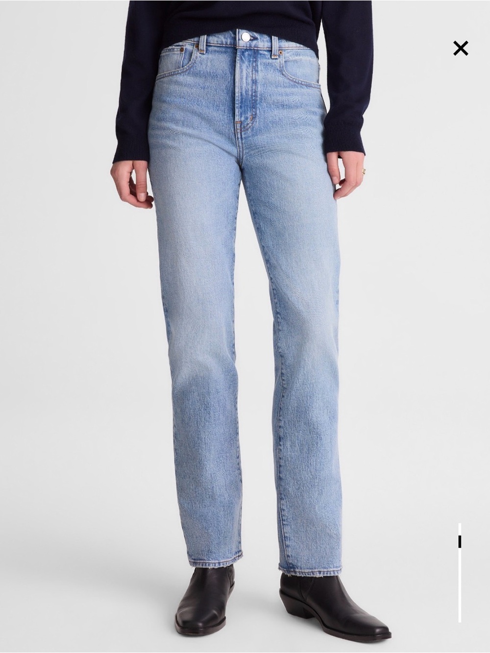 Madewell longline straight Jean